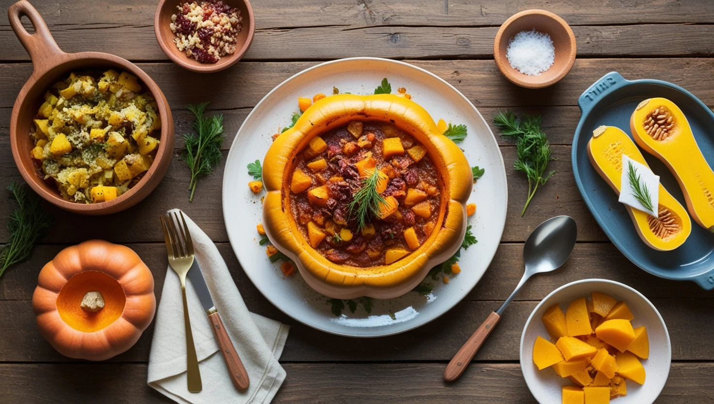 Close-up of sliced butternut squash showcasing its sweet, nutty texture