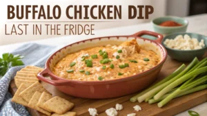 How long does buffalo chicken dip last in the fridge?