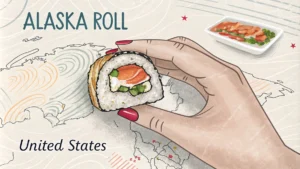 What is the history of the Alaska roll?