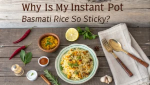 Why is my instant pot basmati rice so sticky?