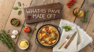 What is pave made of?