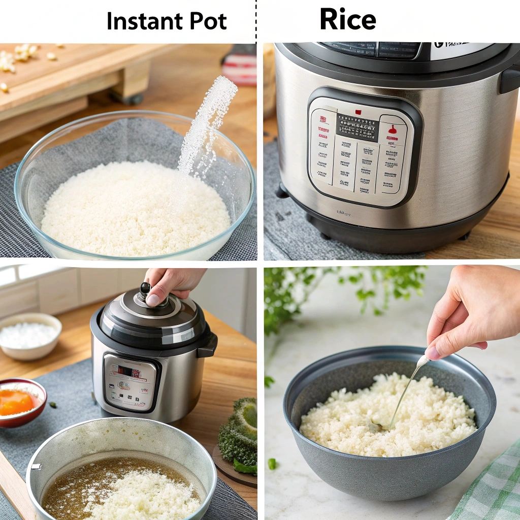 Fluffy white rice cooked perfectly in an Instant Pot, served in a bowl with a garnish of fresh parsley.
How Long to Cook Rice in an Instant Pot 