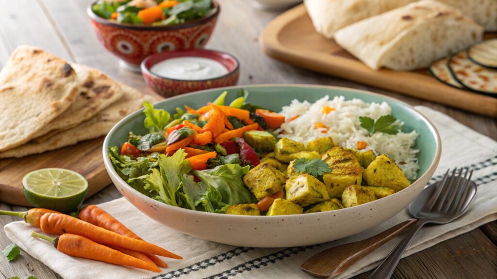 What goes with curry chicken salad?