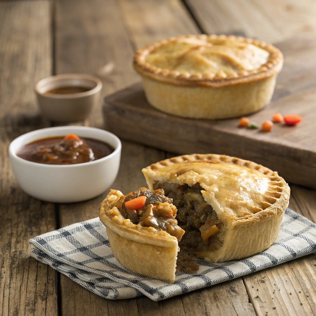 What is the difference between a meat pie and a Scotch pie?