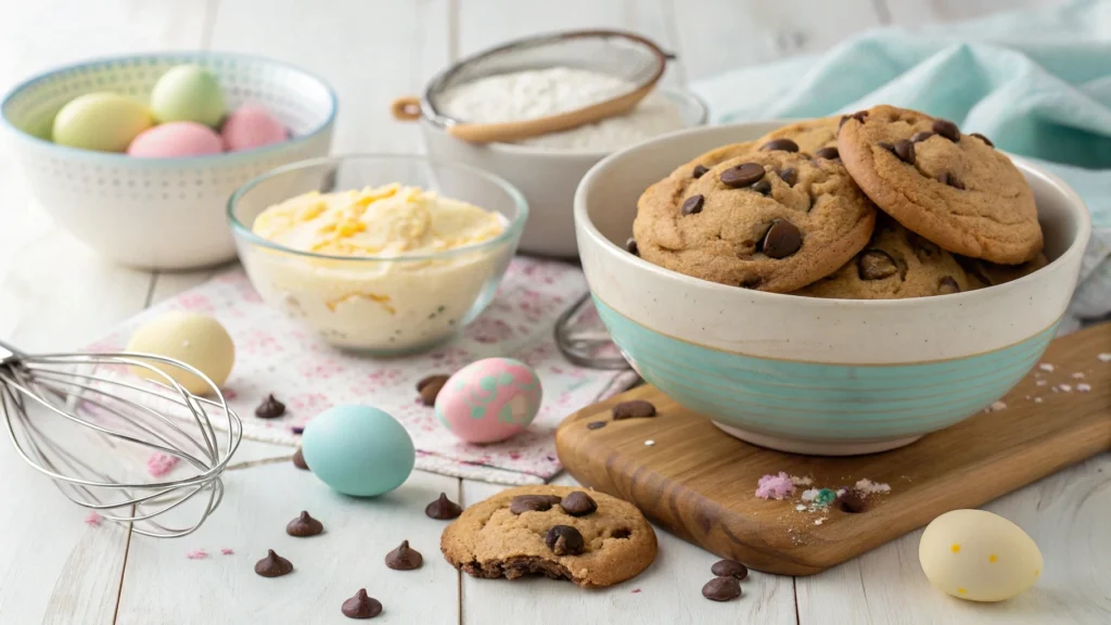 Easter Chocolate Chip Cookies