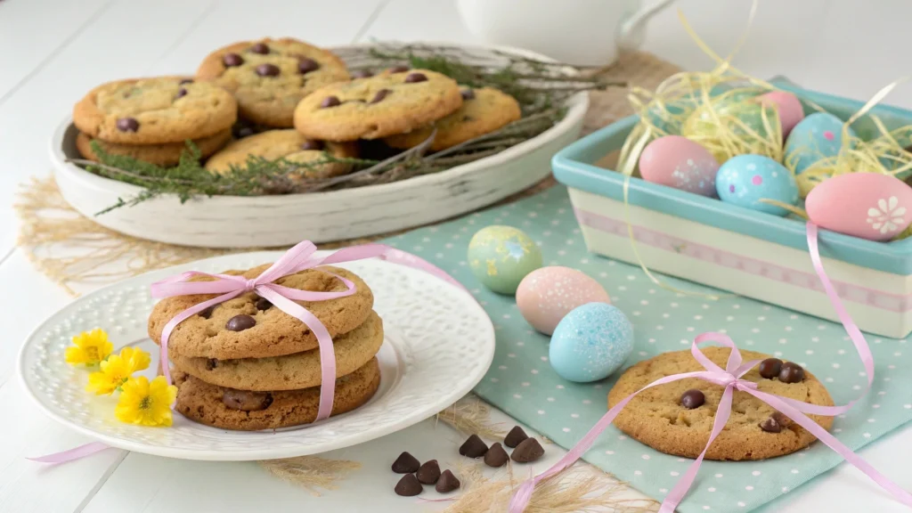 Easter Chocolate Chip Cookies